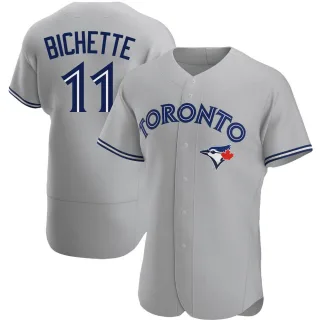 Authentic Men's Bo Bichette Toronto Blue Jays Road Jersey - Gray