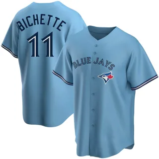 Replica Men's Bo Bichette Toronto Blue Jays Powder Alternate Jersey - Blue